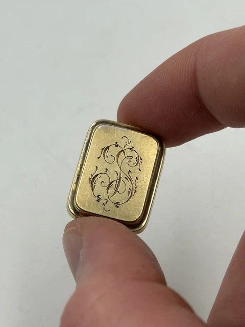 Bouton De Col En Métal Argenté Jeanne D'Arc - Début 1900 - Occasion - Type Broche