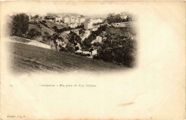 CPA AK Geiser 14 CONSTANTINE - View taken from Fort Bellevue ALGERIA (764506)