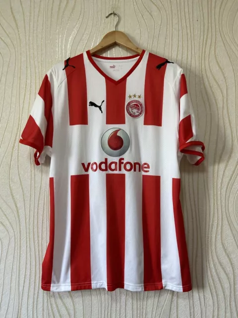 OLYMPIACOS 2011 2012 HOME FOOTBALL SHIRT SOCCER JERSEY PUMA sz XL MENS