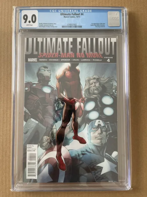 Ultimate Fallout 4 CGC 9.0 First Print - First Appearance Miles Morales