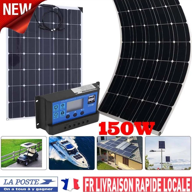 Panneau Solaire 10W 6V Monocristallin Certifié - Idéal Pour Lampes Et Appareils 5-6V