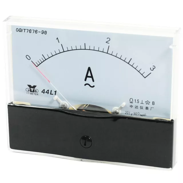 Einbau Messinstrument Messgerät Analog Amperemeter Meter Panel Gauge 0 - 3A AC