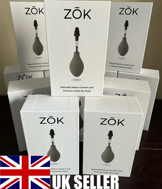 ZOK REDUCE TENSION Headache & Migraine Pump In Hand In UK 🇬🇧 £29.95