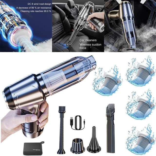 Mantieni la tua auto fresca con questo aspirapolvere portatile multifunzione