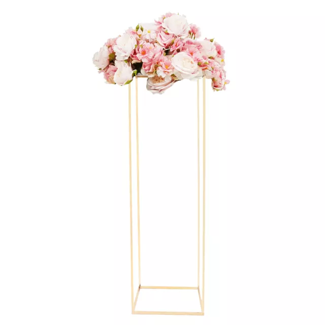 Sgabello da fiori oro moderno supporto per fiori metallo colonna di fiori matrimonio decorazione DE