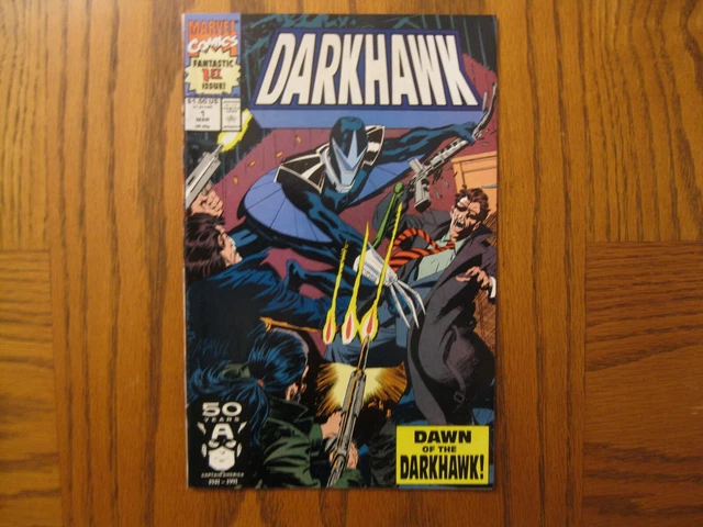 Marvel Darkhawk Comic Book #1 High Grade Fingeroth  Published by Marvel, 1991