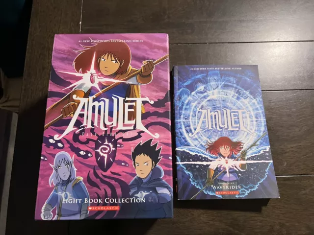 Amulet #1-9 Series 8 Book Collection +9! Paperback Box Set Graphix Kazu Kibuishi