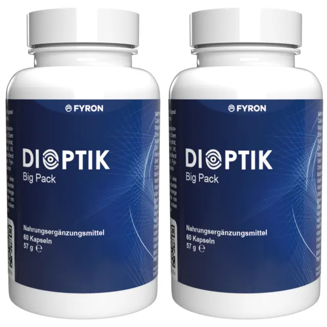 Dioptik - 120 Kapseln (2 x 60 Kapseln) - 2er Pack