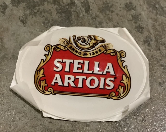 STELLA ARTOIS CIRCULAR fish eye lens / beer pump badge for illuminated