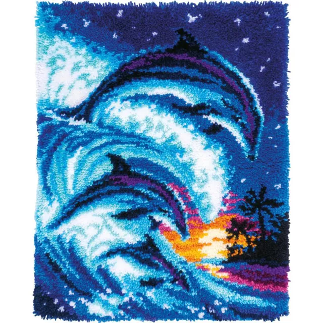 Alfombra Vervaco ""Delfines"" Impresa PN-0190894