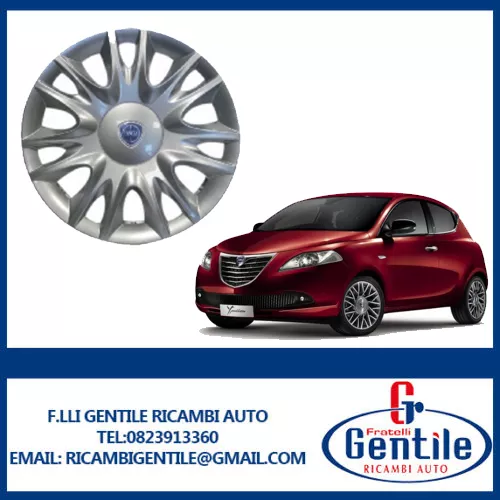 Lancia Ypsilon Von 2011 Set 4pz Cups Rad Bolzen Radkappen Felge 15 "