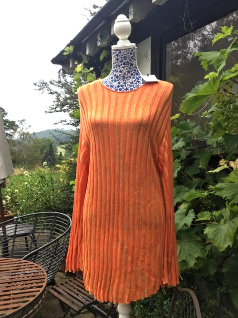 Abito arancione zara sale
