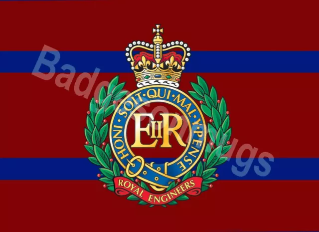 Corps of Royal Engineers metal wall plaque / door sign personalised
