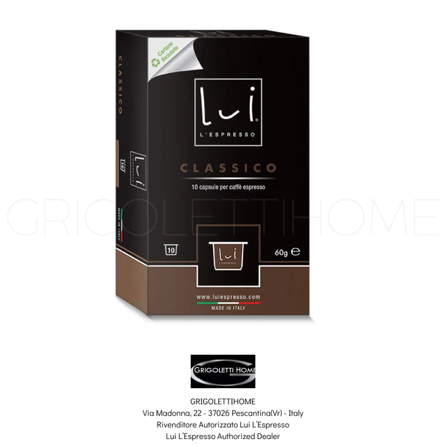 LUI L'ESPRESSO CLASSICO 100 Capsules Café Revendeur EUR 35