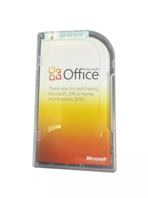 Genuinely MS Microsoft Office 2010 Home and Business Product Key Card (PKC)