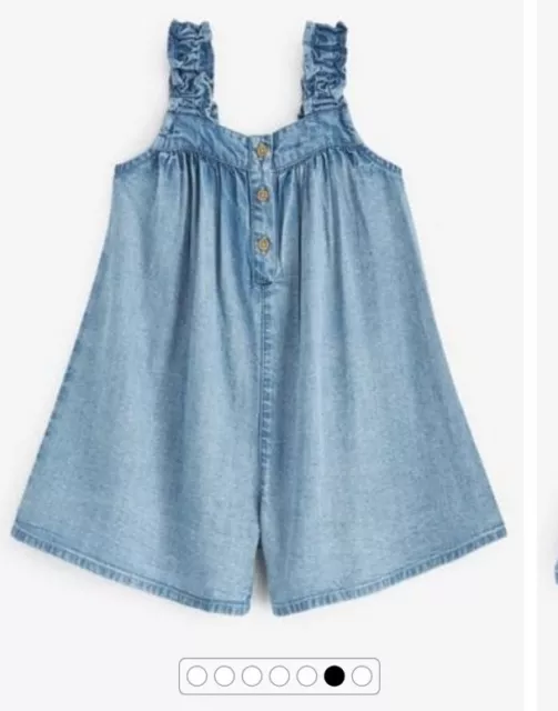 NEXT Denim Playsuit Age 2-3 Years NEW WITH TAGS ON