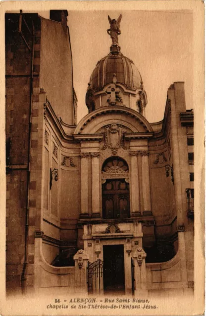 CPA AK ALENCON - Rue St-Blaire - chapel of Ste-Thérése-de-l'enfant (355139)