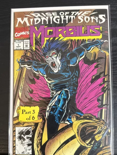 Morbius the Living Vampire #1 (Marvel Comics September 1992) Mid Grade