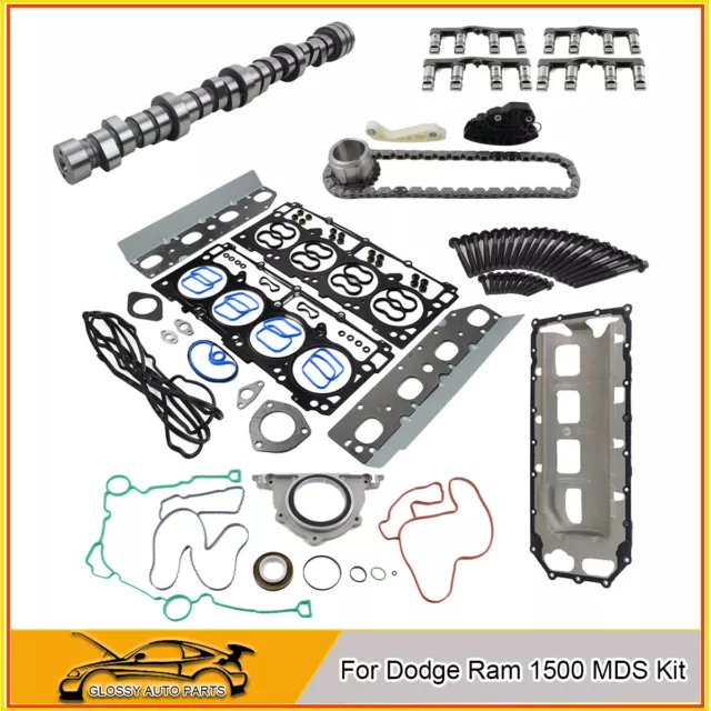 Camshaft & Lifters & Timing Kit For Dodge Ram 1500 Pickup 2009-2015 5.7L HEMI---