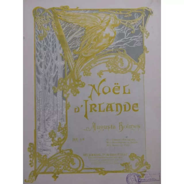 HOLMÈS Augusta Noël d'Irlande Chant Piano 1897