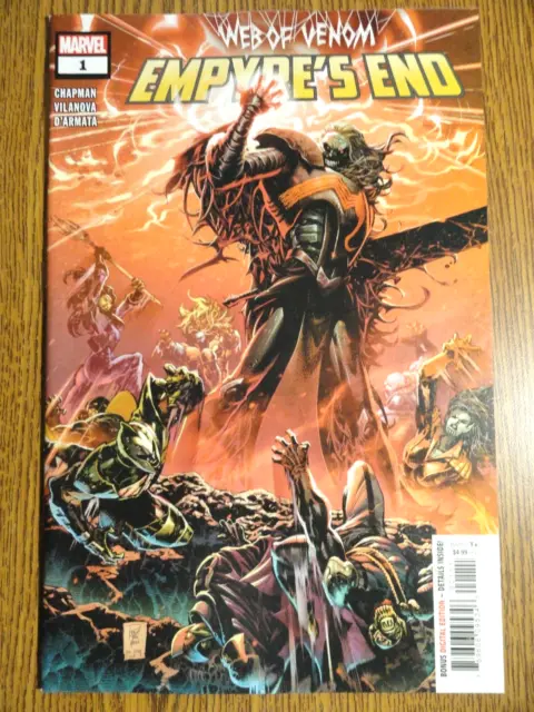Web of Venom Empyre's End #1 Knull A Cover King in Black 1st Print Venom Marvel