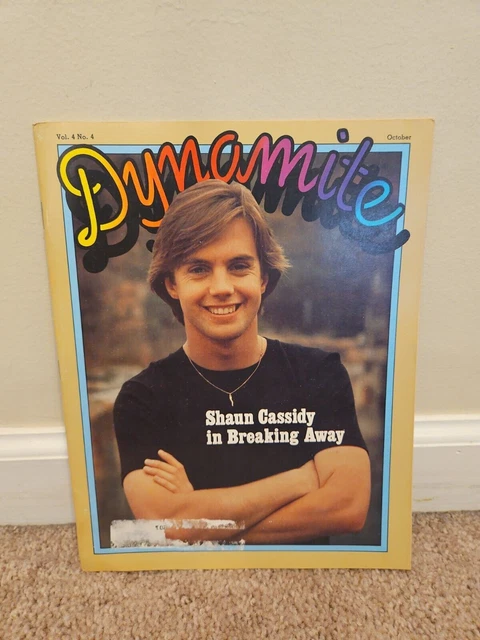Dynamite Magazine Shaun Cassidy Cover Issue Vol. 4 No. 4 Oct 1977 Good