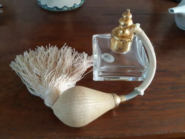 Vaporisateur parfum cristal poire flacon