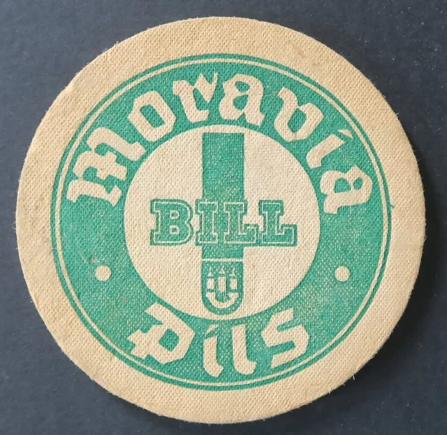 Ancien sous-bock bière MORAVIA PILS Hamburg Hambourg bier beermat 23 2