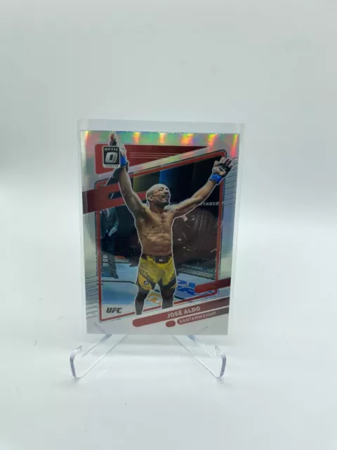 JOSE ALDO HOLO 2022 Panini Donruss Optic UFC #93 Prizm SP Silver Refractor