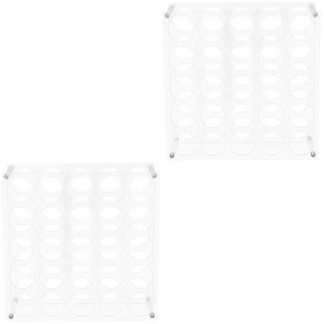 2x Bolsa de vinilo Vinilo Almacenamiento Estante Pro Soporte Hogar Almacenamiento Vinilo Rollo de vinilo