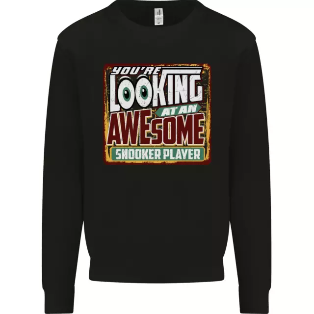 An Awesome Snooker Player Mens Sweatshirt Jumper