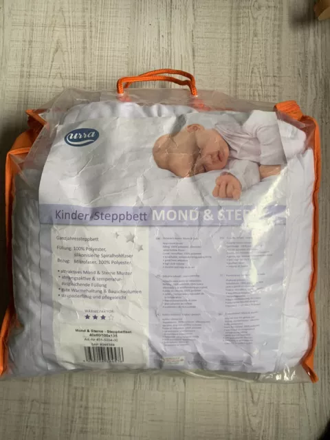 Baby Set Bett Bettdecke Baby Kinder Set Steppbett + Kissen 100x135/40x60 Urra