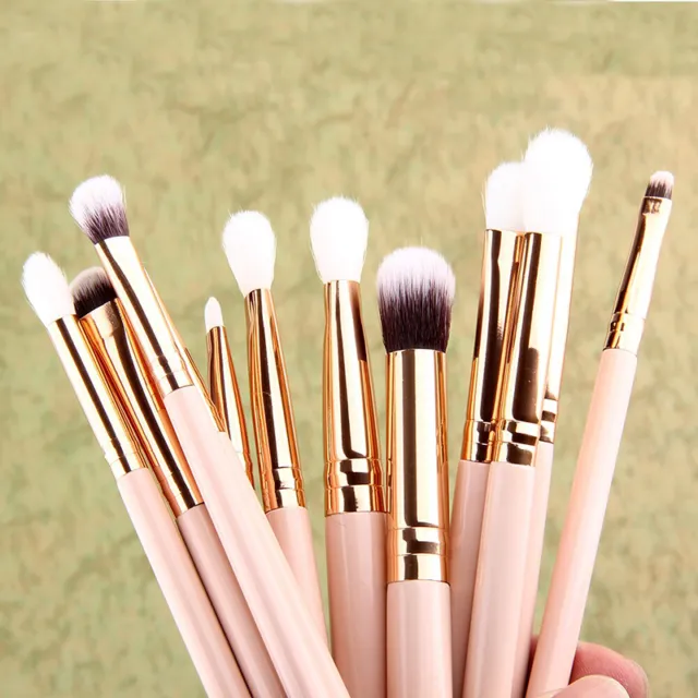 12x Pro Makeup Brushes Set Foundation Powder Eyeliner Eyeshadow Lip Brush Tools
