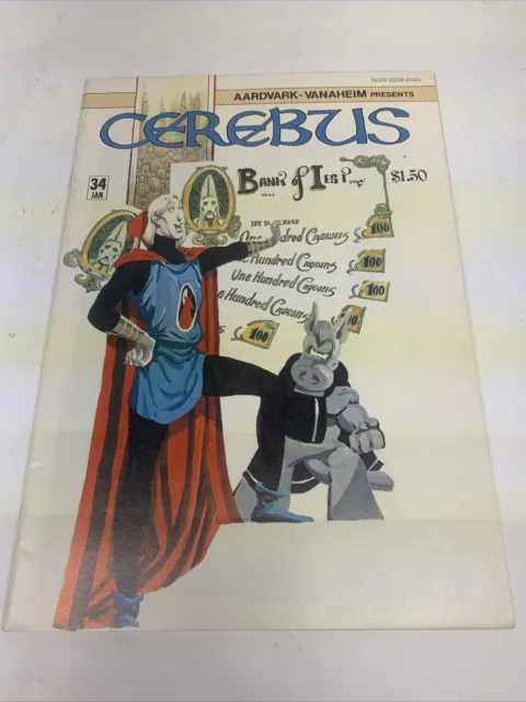 Cerebus The Aardvark #34 (Jan 1982 Aardvark-Vanaheim) [3 Days Before] Dave Sim z