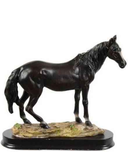 Statue cheval modèle Baio en matière synthétique Horses