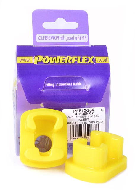 2 cuscinetti motore Powerflex PFF12-204 PU inserto per Citroen Peugeot (n. 4)