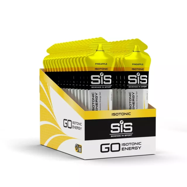 SCIENCE-IN-SPORT SIS GO Plus Isotonic Energy Gels 60ml 30 Pack ...