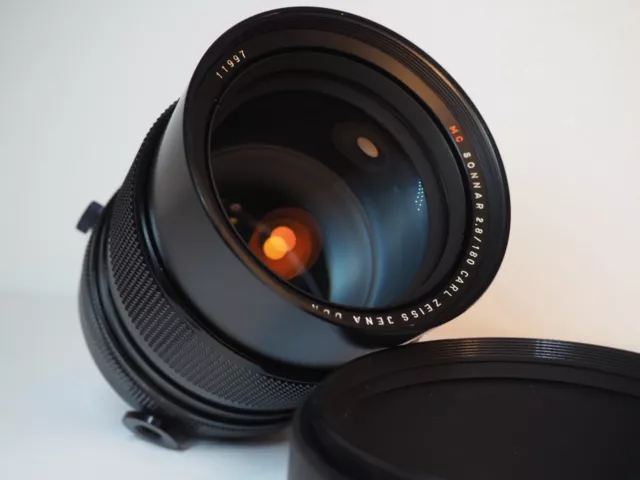 * From EU CARL ZEISS JENA  MC SONNAR 2,8 / 180 mm, lens for pentacon six camera
