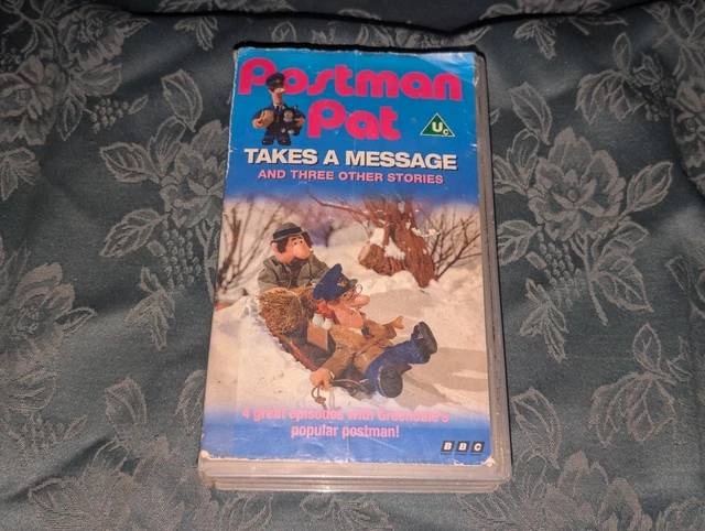 POSTMAN PAT TAKES A Message VHS 1994 Other Stories BBC Video Tape Kids ...