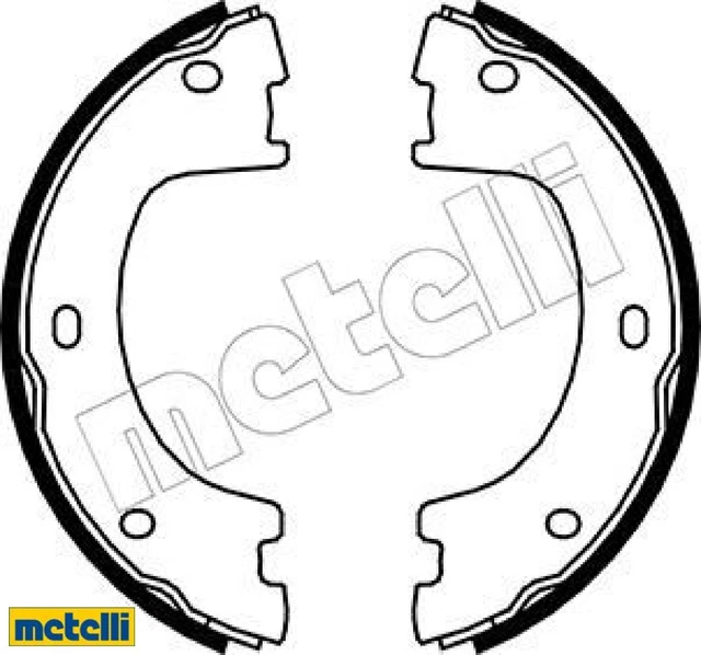 metelli 53-0249 Set ganasce freno per freno di stazionamento set ganasce freno