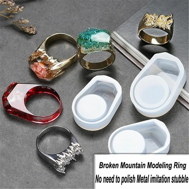 Epoxy Resin Collier Outil Moule en silicone Bague Bijouterie Moule en résine