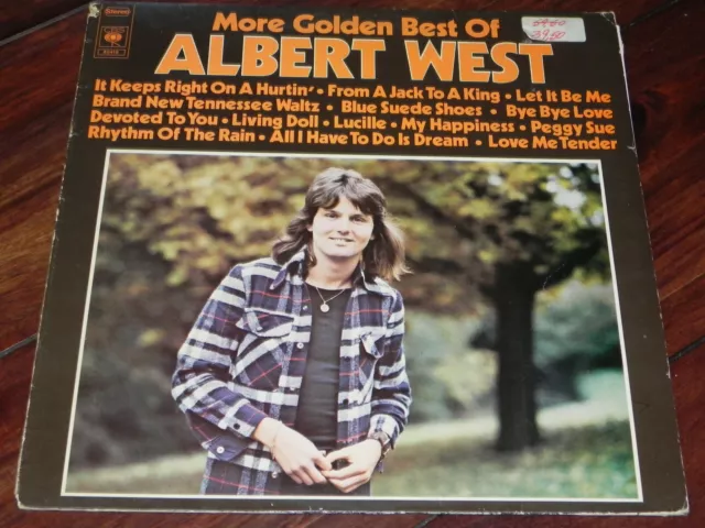 Schallplatte LP Vinyl - Albert West / More Golden Best Of Albert West (CBS 1974)