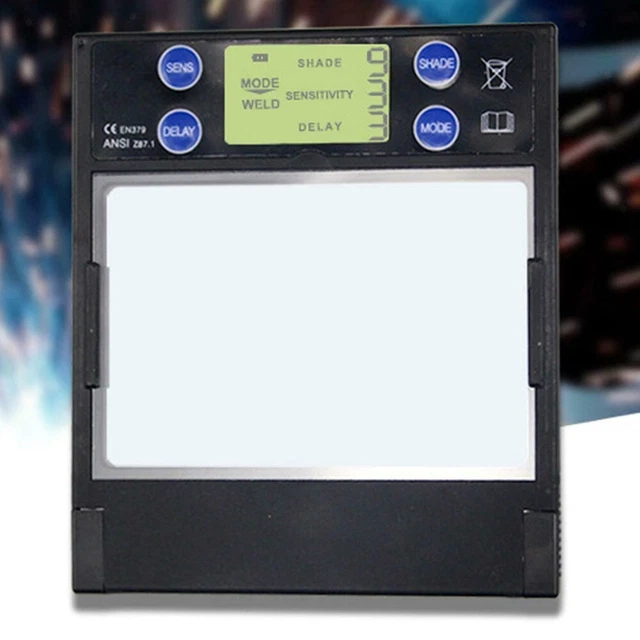 Welding Auto Solar Darkening-Helmet Lens Din5-Din13 4 ARC Sensor-Mask Lens