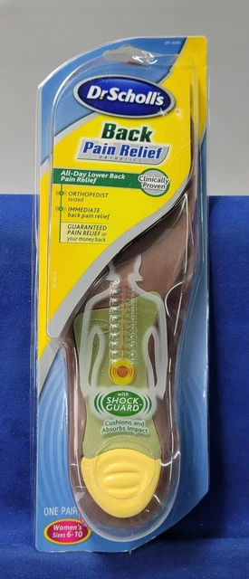 Ortesis para aliviar el dolor de espalda Dr. Scholl's con protector contra golpes (tallas para mujer 6-10) nuevas en paquete