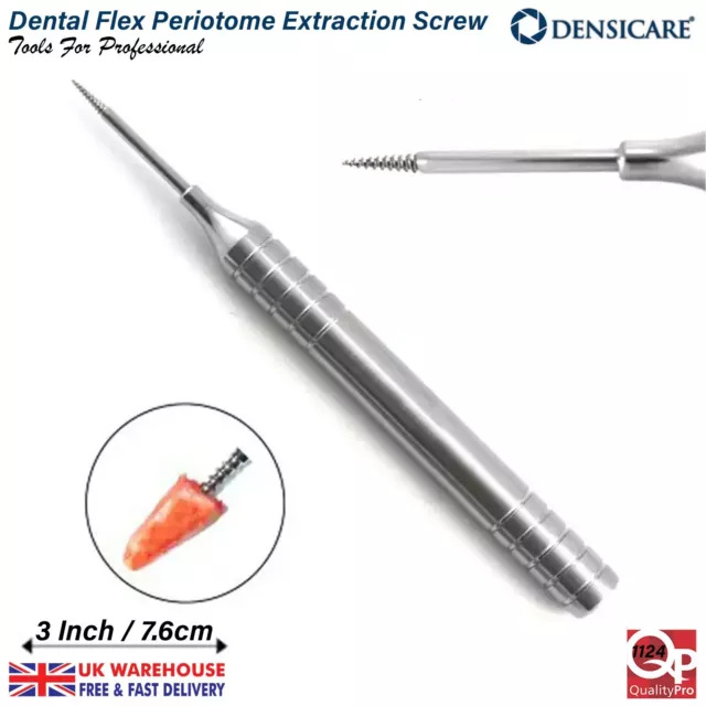 Flex Periotome Precision Dental tooth Extraction screw Tool Periodontal