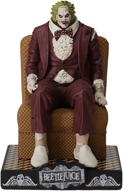 Royal Bobbles Beetlejuice Shrunken Head Bobblehead, Premium Polyresin Lifelike F