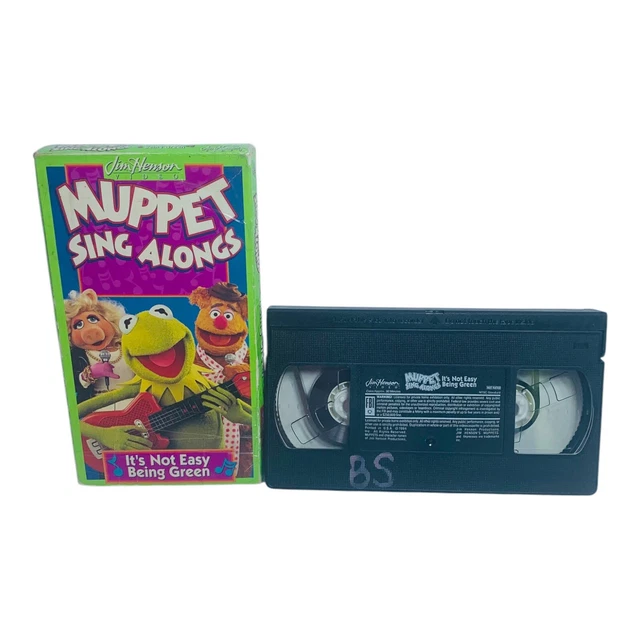 MUPPET SING ALONGS Its Not Easy Being Green (VHS 1994) Very Good