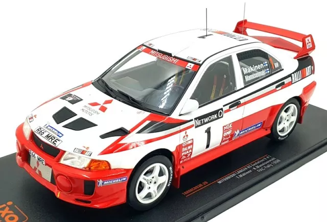 IXO 1/18 Scale 18RMC093B - Mitsubishi Lancer RS Evo V #1 RAC 1998 T.Makinen