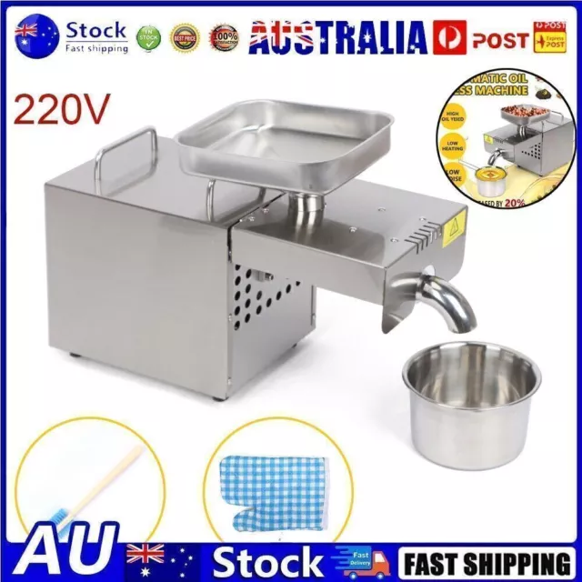 Commercial Food Grade Home Automatic Hot Cold Oil Press Machine Stainless Steel