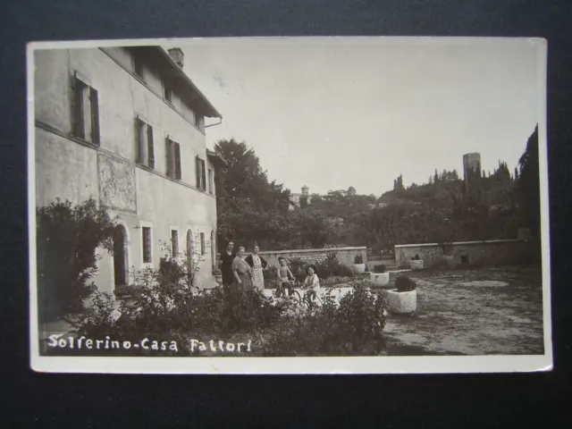 Lombardia : Solferino (Mn)  Casa Fattori  Viaggiata Anno 1935  Molto Bella